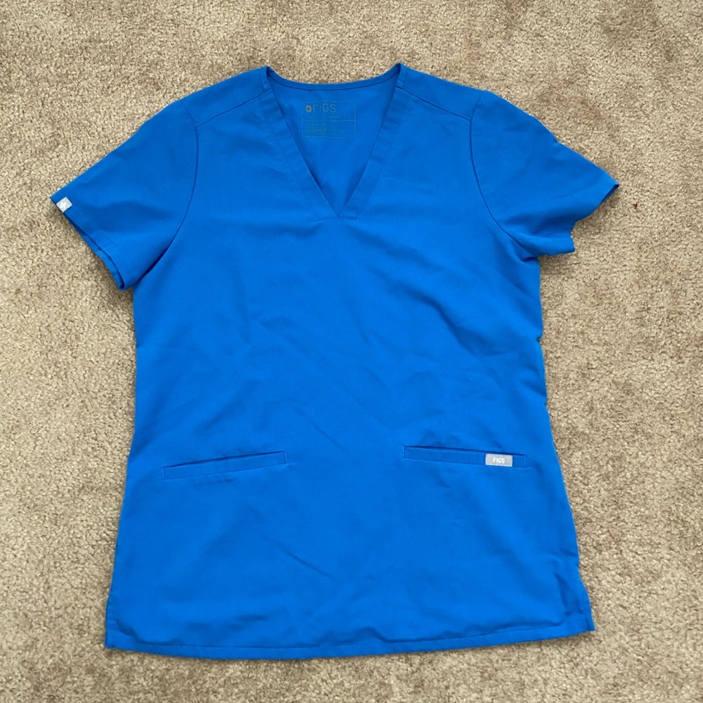 🩺Figs V-neck Top in blue
